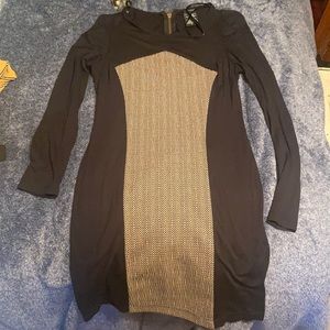 Black cocktail dress